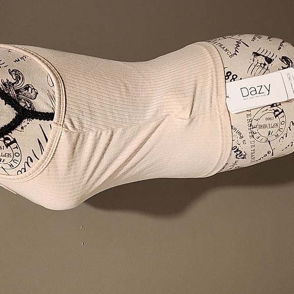 Cream Ribbed Tank Top - Picture 2 of 6